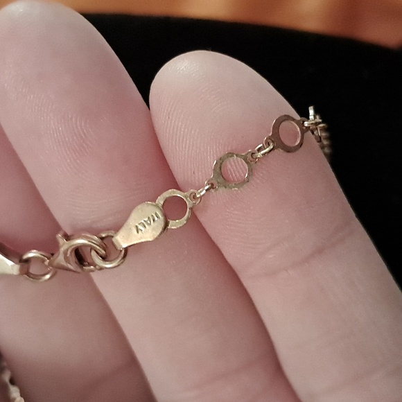 14kt Rose Gold Over 925 Sterling Silver Chain Necklace. - Picture 3 of 5